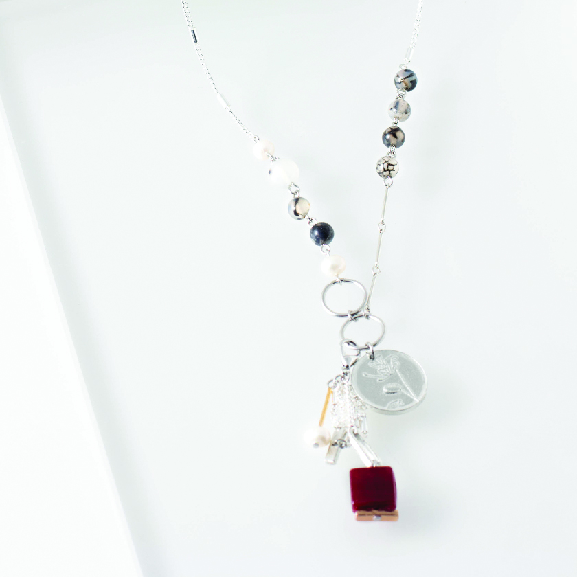【未使用品】 Necklace Pendant Coin Diamond Marquise アクセサリー ネックレス・チョーカー・ペンダント