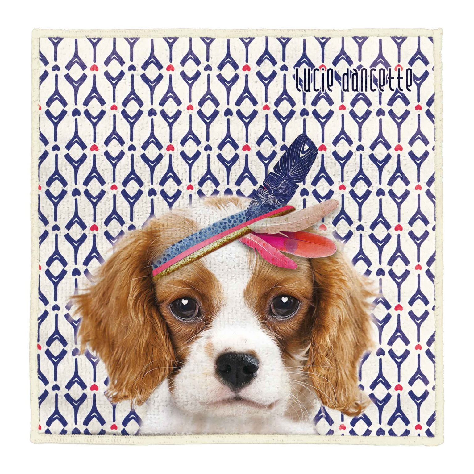 羊毛フェルトなかよしキャバリア2匹セット