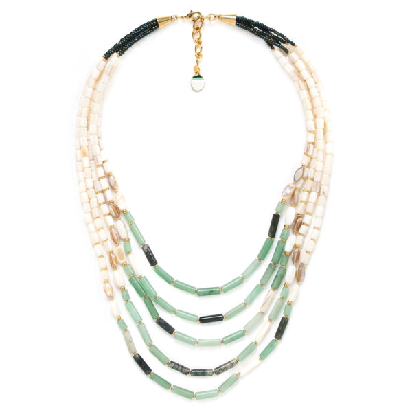 【NATURE BIJOUX | ナチュール・ビジュー】MENTHE A L'EAU_15--42410｜５連ネックレス - 画像 (2)