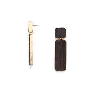 【NATURE BIJOUX | ナチュール・ビジュー】WENGE_12--77231｜ピアス