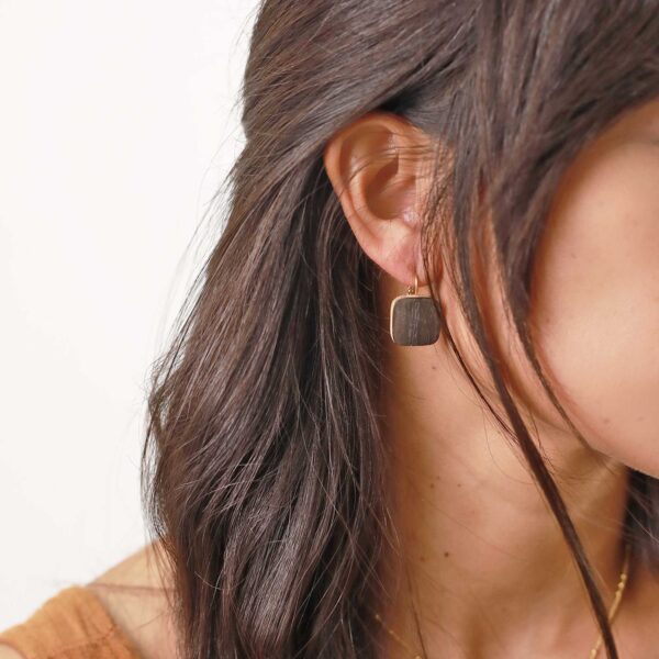 【NATURE BIJOUX | ナチュール・ビジュー】WENGE_12--77233｜ピアス - 画像 (2)