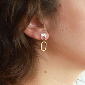 Nunki_Two-tone | ピアス