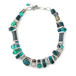 Zostera_Teal｜ネックレス